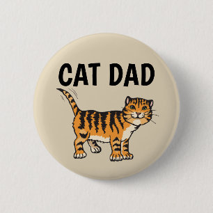 CAT DAD BUTTONS