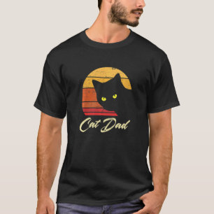 Cat Dad Cat Daddy Best Cat Dad Ever Fathers Day 80 T-Shirt