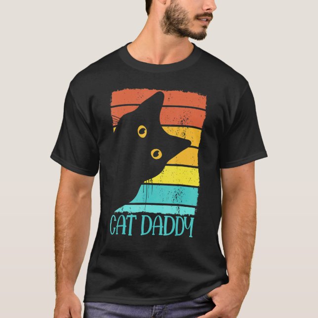 Cat Dad  Cat Daddy T-Shirt (Front)