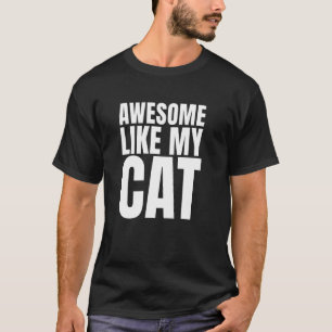 Cat Dad Cat Mom Fur Mom Fur Dad Awesome Cat Owner T-Shirt