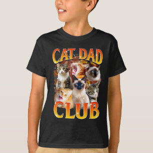 Cat Dad Club Funny Life Is Better With Cats Father T-Shirt