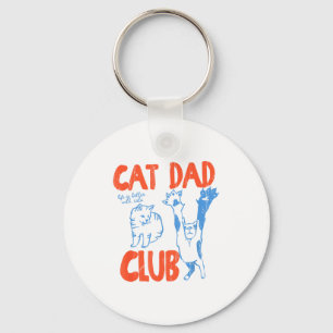 Cat Dad Club, Life Is Better With Cats, Cat Dad, F Keychain