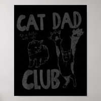 Cat Dad Club Life Is Better With Cats Father's Day