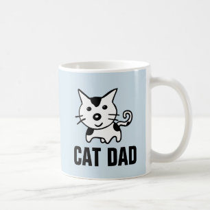 CAT DAD Coffee Mugs
