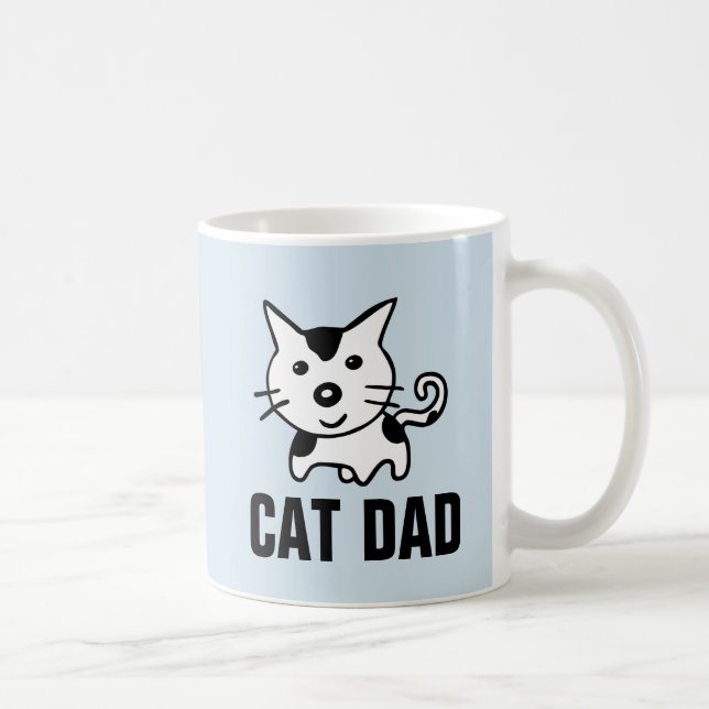 CAT DAD Coffee Mugs (Right)