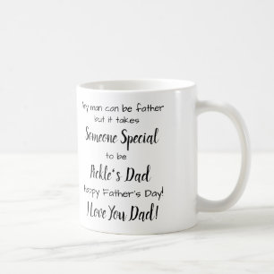 Cat Dad Custom Pet Photo Father's Day  Coffee Mug