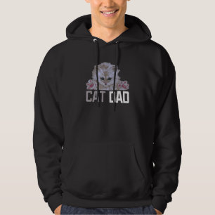 Cat Dad Daddy Kitten Kitty Owners Fur Parent Cat Hoodie