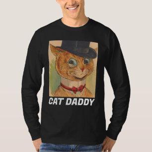 CAT DAD DADDY LOUIS WAIN ART T-SHIRTS TEES