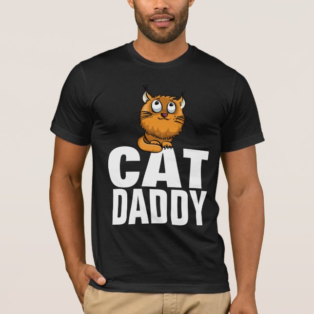 CAT DAD DADDY T-SHIRTS TEES (Front)