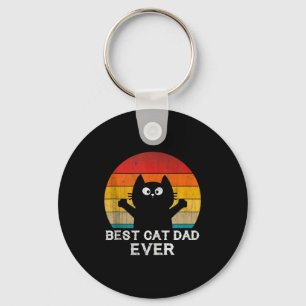 Cat Dad Ever - Funny Cats Tank Top  Keychain