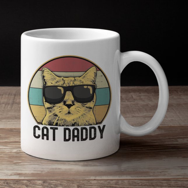 Cat Dad Funny Cat Lovers Coffee Mug (Creator Uploaded)