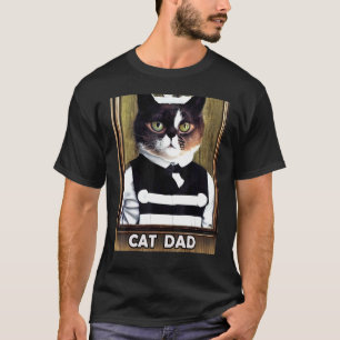 Cat Dad Kitty Kitten   In Cat Style T-Shirt