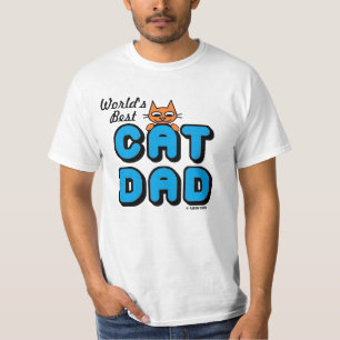 "CAT DAD" Men's Cat Lover T-Shirt