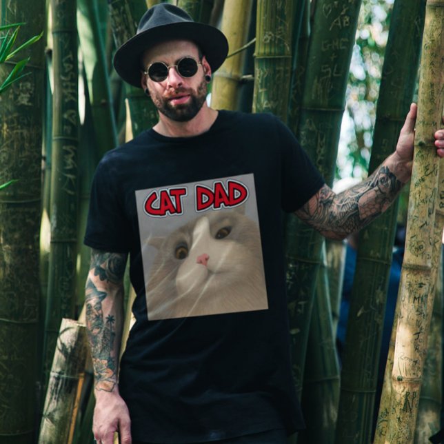 CAT DAD MENS CAT LOVER T-SHIRTS (Creator Uploaded)