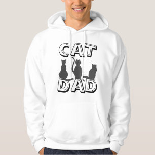 CAT DAD, MEN'S Cat T-shirts Hoodie