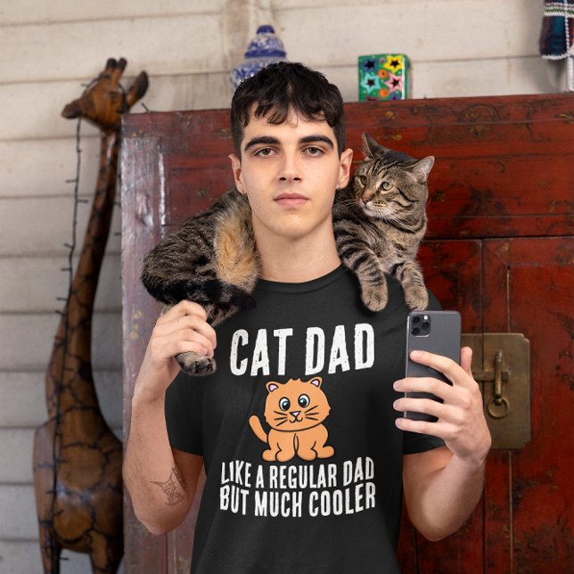 CAT DAD MUCH COOLER MENS T-SHIRTS (Creator Uploaded)