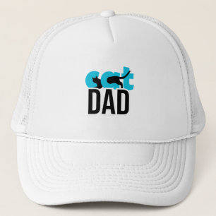 Cat Dad Purrfect Gifts & Apparel for Feline Love Trucker Hat