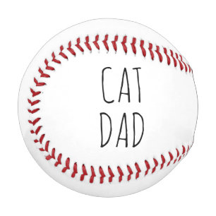 "Cat Dad" Simple Modern Farmhouse Baseball