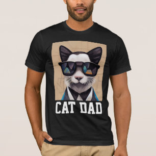 CAT DAD T-SHIRT