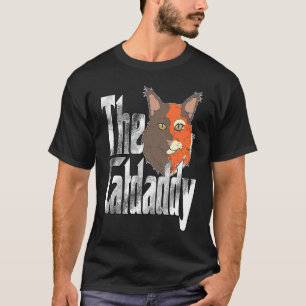 Cat Dad The Catfather Crazy Cat Father Kitty Daddy T-Shirt