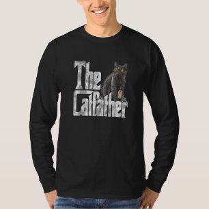 Cat Dad The Catfather Crazy Cat Father Kitty Daddy T-Shirt