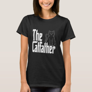 Cat Dad The Catfather Cute Cat Father Kitty Daddy T-Shirt
