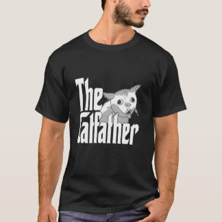 Cat Dad The Catfather Cute Meme Cat Father Kitty D T-Shirt
