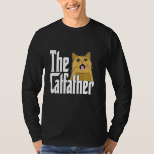 Cat Dad The Catfather Cute Meme Cat Father Kitty D T-Shirt