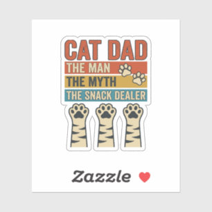 Cat Dad The Snack Dealer Vintage Cat Lover Shirt_1