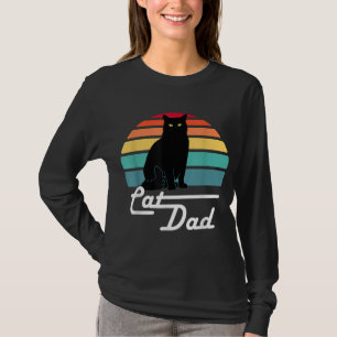 Cat Dad - Vintage Style Cat Lover Gift T-Shirt