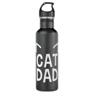 Cat Dad With Ears & Whiskers 710 Ml Water Bottle