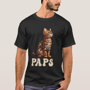 Cat Daddy Bengal Cat Dad Bengal Father Bengal Cat  T-Shirt