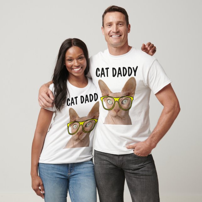 CAT DADDY DAD SPHYNX t-shirts drôles (Unisexe)