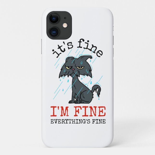 Cat daddy fathers day gift Case-Mate iPhone case (Back)