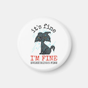 Cat daddy fathers day gift magnet