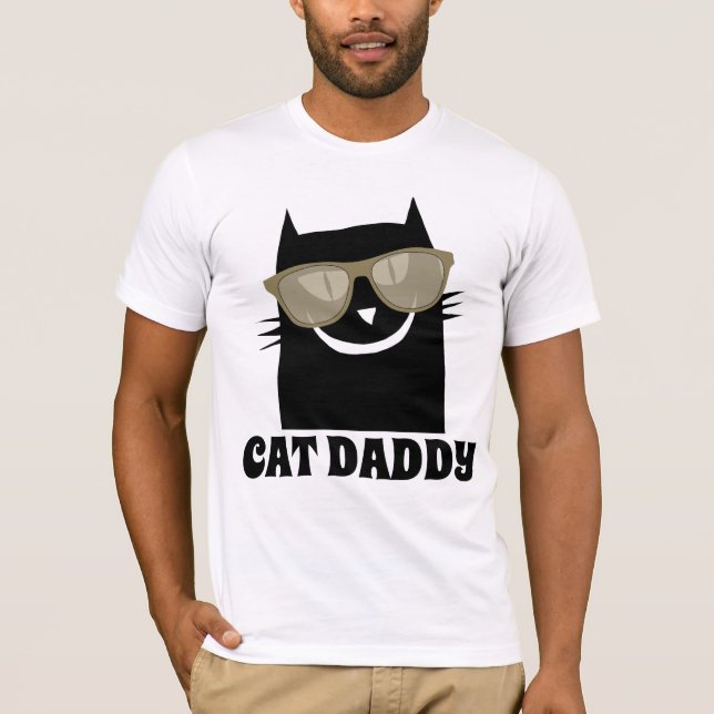 CAT DADDY Funny T-shirts (Front)
