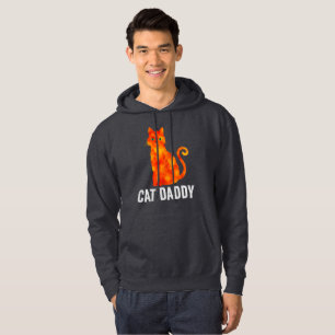 CAT DADDY GINGER CAT HOODIE HOODIES MENS