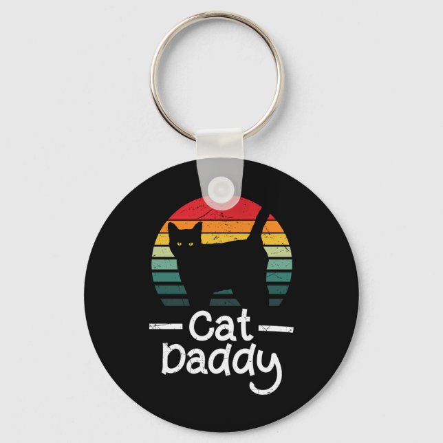 Cat Daddy  Keychain (Front)