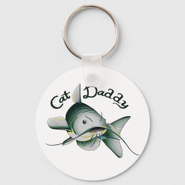 Cat Daddy Keychain (Front)