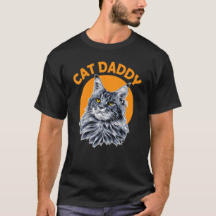 Cat Daddy miau cat kitten tears Family Cat T-Shirt
