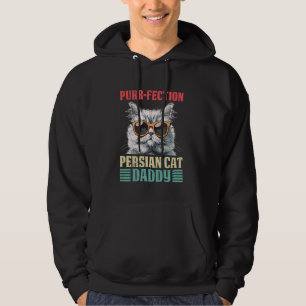 Cat Daddy PURR-FECTION PERSIAN CAT DADDY Funny Men Hoodie
