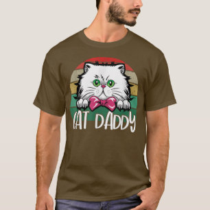 Cat Daddy Retro Vintage Costume for Men Cat T-Shirt