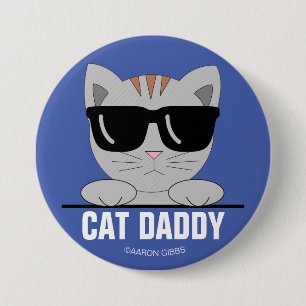 CAT DADDY Sunglasses Cat button