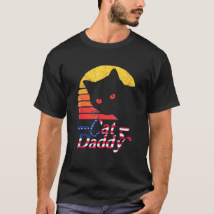 Cat Daddy Vintage American Cat Retro Distressed T-Shirt