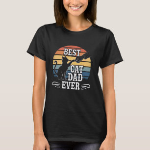 Cat Daddy Vintage Retro Funny Bump Fist Best Cat D T-Shirt