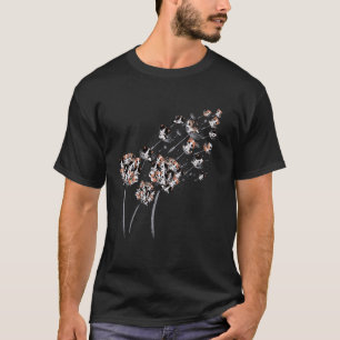 Cat Dandelions Cute Kitten Kitty Girls Kids Toddle T-Shirt