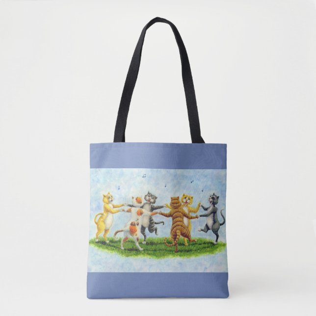 CAT DANSE CHANTER SAC FOURRE-TOUT FELINE *Personna (Devant)