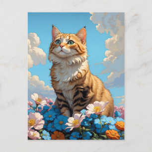 cat day postcard