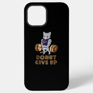 Cat Deadlift Powerlifting Doughnut Gym iPhone 12 Pro Max Case
