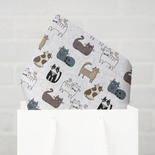 Cat Decoupage Tissue Paper, Kitty Kitten Paper